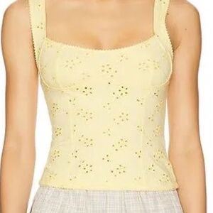Free People Eyelet tank